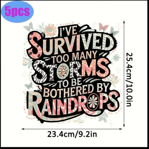 I've Survived Too Many Storms - Custom T-Shirts Made to Order - NWT - Picture 7 of 9